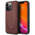 Mercedes MEHCP14LARMRE iPhone 14 Pro 6,1" red hardcase Leather Urban Bengale