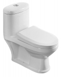 Kompaktne laste WC-pott Petit 53x50 cm, Easy Take prill-lauaga, valge