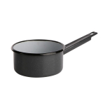 Emailitud kastrul 1 l, hall t&auml;piline, 14 cm, induktsioonpliidile