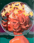 Maalimine numbrite j&auml;rgi "T&uuml;druk ja t&auml;hed", 40x50cm