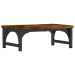 Monitori hoidja vidaXL monitorialus, suitsutatud tamm, 37x23x14 cm