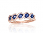 Punasest kullast s&otilde;rmus briljandiga Diamond Sky "Athena II", proov 585 DS01G671