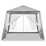 Telk aiapeo paviljon kaubanduslik lehtla Valge 2,4X2,4 m