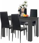 5-osaline s&ouml;&ouml;gikomplekt GoodHome, pruun/must