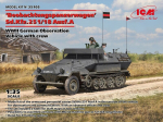 Liimitav mudel ICM 35105 WWII German Observation Vehicle with Crew Beobachtungspanzerwagen 1/35