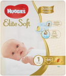 M&auml;hkmed "Huggies" Elite Soft Extra Care, 1 suurus, 3-5 kg, 84 tk