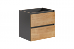 Vannitoa kapp Comad Monaco Grey Oak 820 - FSC, pruun/hall