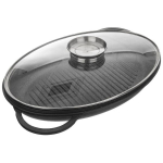 Grillpann kaanega 43x28x6 cm