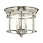 Klassikaline laelamp Hinkley Gentry, poleeritud nikkel, 30 cm