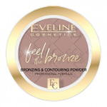 Kompaktpuuder Eveline Cosmetics Feel the Bronze, 01 milky way
