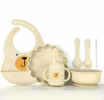 7-osaline silikoonist laste toidun&otilde;ude komplekt