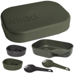 Reisitarvikute komplekt Camp-A-Box Duo Lights, roheline, 19x13x5 cm