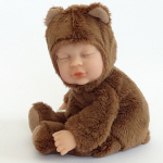 Nukk Anne Geddes Pruunkaru, 23 cm