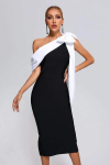 Bandage midi pikkus kleit naistele Elza