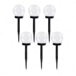 P&auml;ikesepaneeliga LED-aiavalgustid, 6 tk
