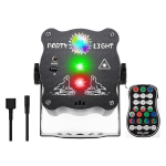 Walliebe Mini RGB stroboskoop, puldiga. Valgusprojektor