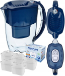 Filterkann Aquaphor Amethyst Maxfor+ 2,8L, sinine + 5 filtrit