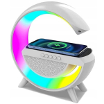 LED-lamp koos Qi nutikas laadimisfunktsiooniga v&otilde;imsusega 15 W, Bluetooth-k&otilde;lar, FM-raadio, AUX-&uuml;hendus