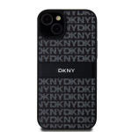 DKNY Leather Repeat Pattern Tonal Stripe Case