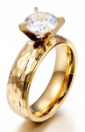 Kuldne pruut r&otilde;ngas 316L r.19 O3G-R19, GOLDEN BRIDE žiedas STAIN 316L r.19