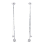 Brilio Silver Originaalsed h&otilde;bedased k&otilde;rvar&otilde;ngad tsirkoonidega EA629W sBS2845