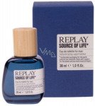 Tualettvesi Replay Source of Life EDT meestele, 30 ml