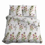 Satiinist voodipesu 220x200 Kevadlilled