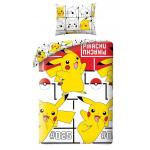 Puuvillane voodipesu 140x200 Pokemonid Pikachu