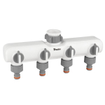 4-suunaline kollektor ventiilidega 1" sisekeere kuni 3/4" sisekeere