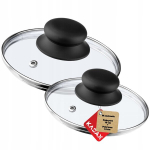 Klaaskaas potile ja pannile 14cm + 16cm