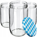 48x purgipurgid 720 ml klaas konservide jaoks kurgid mee korgid Fi82