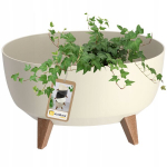 Lillepott Lillepott 40cm kaanega kaussi kreem