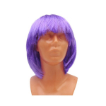 Violetsete juustega parukas, 28 cm