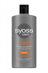 Syoss Men Power Shampoo tugevdav &scaron;ampoon meestele, 500 ml