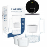 Wessper Aquamax 3.3l filtrikann - LED loendur + 3x veefilter