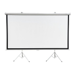 Projektor EXTRALINK PROJEKTSIOONILINE 120" 16:9, 266x149CM VALGE PVC, SEMI-AUTO ROLLER, SEISUKOHASEGA, PSR-120
