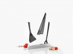 Koziol KANT Utensilo Stand w/ tools set Cool Grey