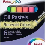 &Otilde;lipastellid NEOON 6 v&auml;rvi Arts, Pentel /12/144