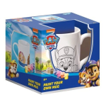 Paw Patrol maalitav portselanist kruus 235 ml kinkekarbis