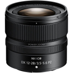 Objektiiv Nikon NIKKOR Z DX 12&ndash;28 mm f/3,5&ndash;5,6 PZ VR, Juoda