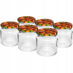 Klaaspurk kruvikorgiga TO fi66 212ml - 6 tk