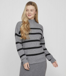 Vila naiste džemper 14091615*03, helehall/must