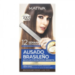 Kativa Brazilian Straightening Brunette Kit komplekt keratiiniga juuste sirgendamiseks 225 ml