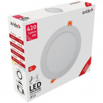 LED-i sisse-ehitatud paneel 6W, 420lm, 3000K, IP20, 120&deg;