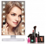 Peegel Happy People KS-02 Suurenduse ja 16 LED-iga