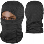 Balaclava koos salliga, Dominator, Microfleece, Must