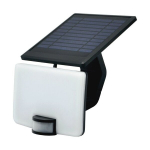 Must p&auml;ikesekaku ja pir-anduriga LED-prožektor "VISTA" 10W