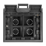 P&otilde;randakast moodulpistikupesadele 4 x 45x45mm v&otilde;i 8 x 22,5x45mm