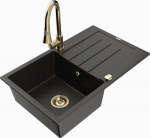 Graniidist k&ouml;&ouml;givalamu Mexen Bruno koos segisti ja sifooniga, Metallic black/gold/gold