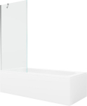 Vann Mexen Vega koos viimistluse ja klaasist seinaga, 160x70 cm + 80 cm